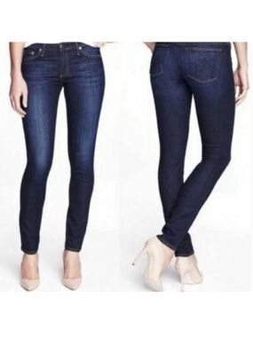 AG Adriano Goldschmied blue the Stilt Cigarette Leg denim jeans Sz 29